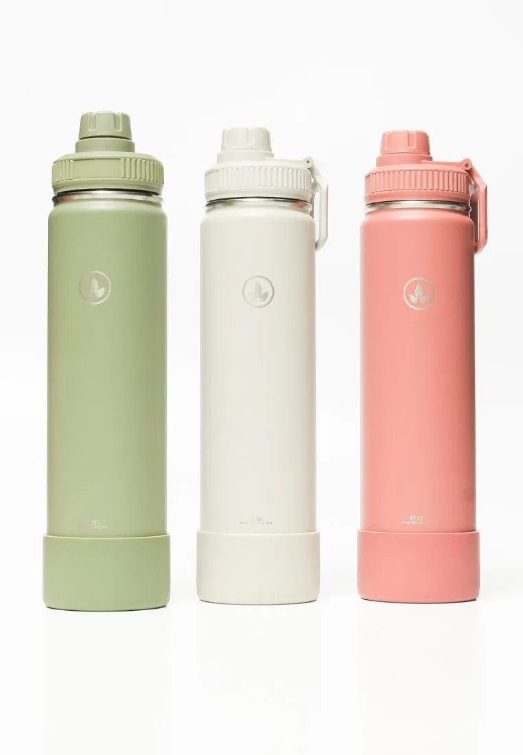 25 oz Aquathermos with Silicone Boot - Insulated Stainless Steel