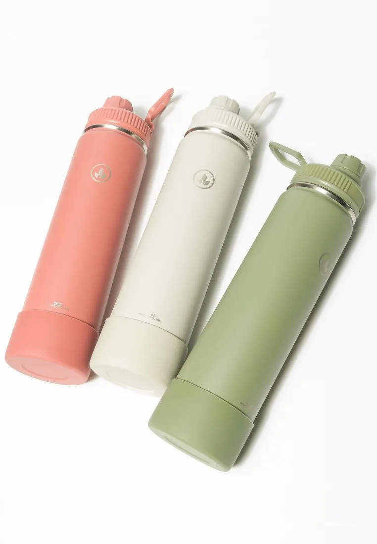 25 oz Aquathermos with Silicone Boot - Insulated Stainless Steel