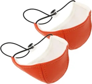 2Pcs Shoe Heel Protectors Wear Resistant Covers for Driving Convenient and Durable Heel Guards for High Heel Shoes Orange