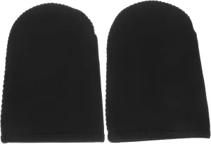 2pcs Toe Protector Insulated Boot Covers Cycling Shoe Covers Cold Plunge Bath Boot Ski Cover Cold Plunge Cover Heated Socks for Men Rechargeable Foot Warmer Black Neoprene