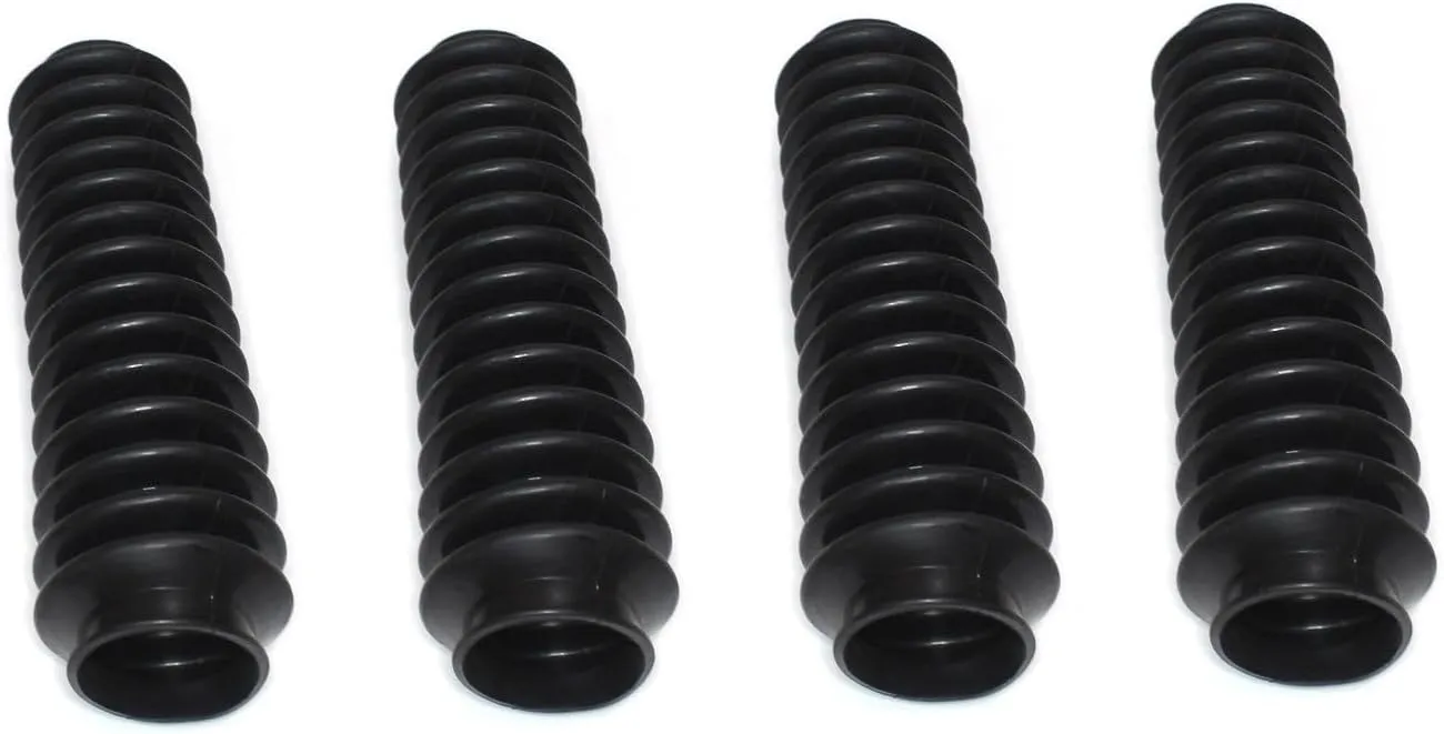 4 Pack Aftermarket Black Shock Absorber Boot Cover