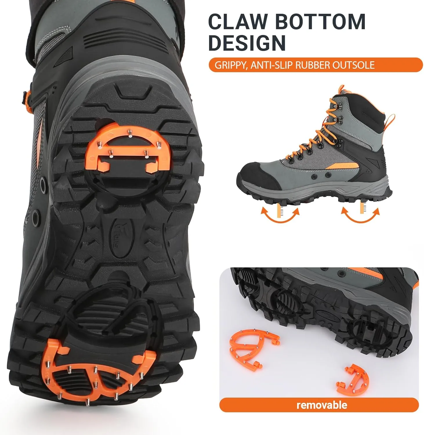 8 Fans Wading Boots with Terrain Grip Outsole, Lightweight Wading Shoes,Fishing Boot