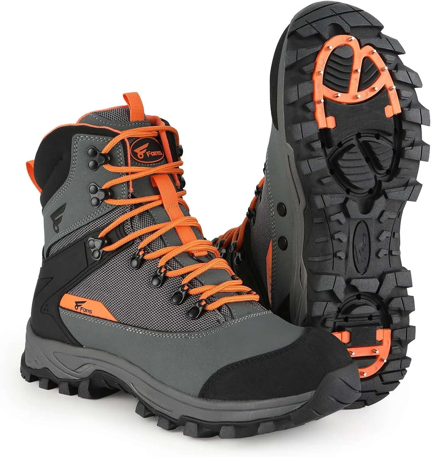 8 Fans Wading Boots with Terrain Grip Outsole, Lightweight Wading Shoes,Fishing Boot