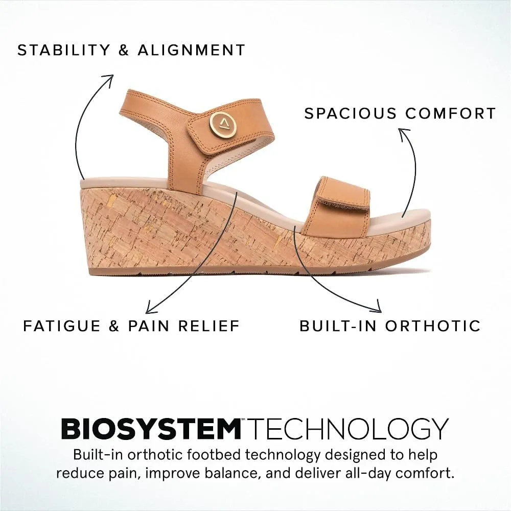 ABEO Riviera Strap Sandals For Women | Arch Support Sandals Women's | Ball of Foot Pain Relief | Built-In Metatarsal Pads Women | Ball Of Foot Cushions for Women