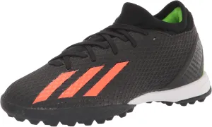 adidas Unisex X Speedportal.3 Turf Soccer Shoe, Black/Solar Red/Solar Green, 11.5 US Men