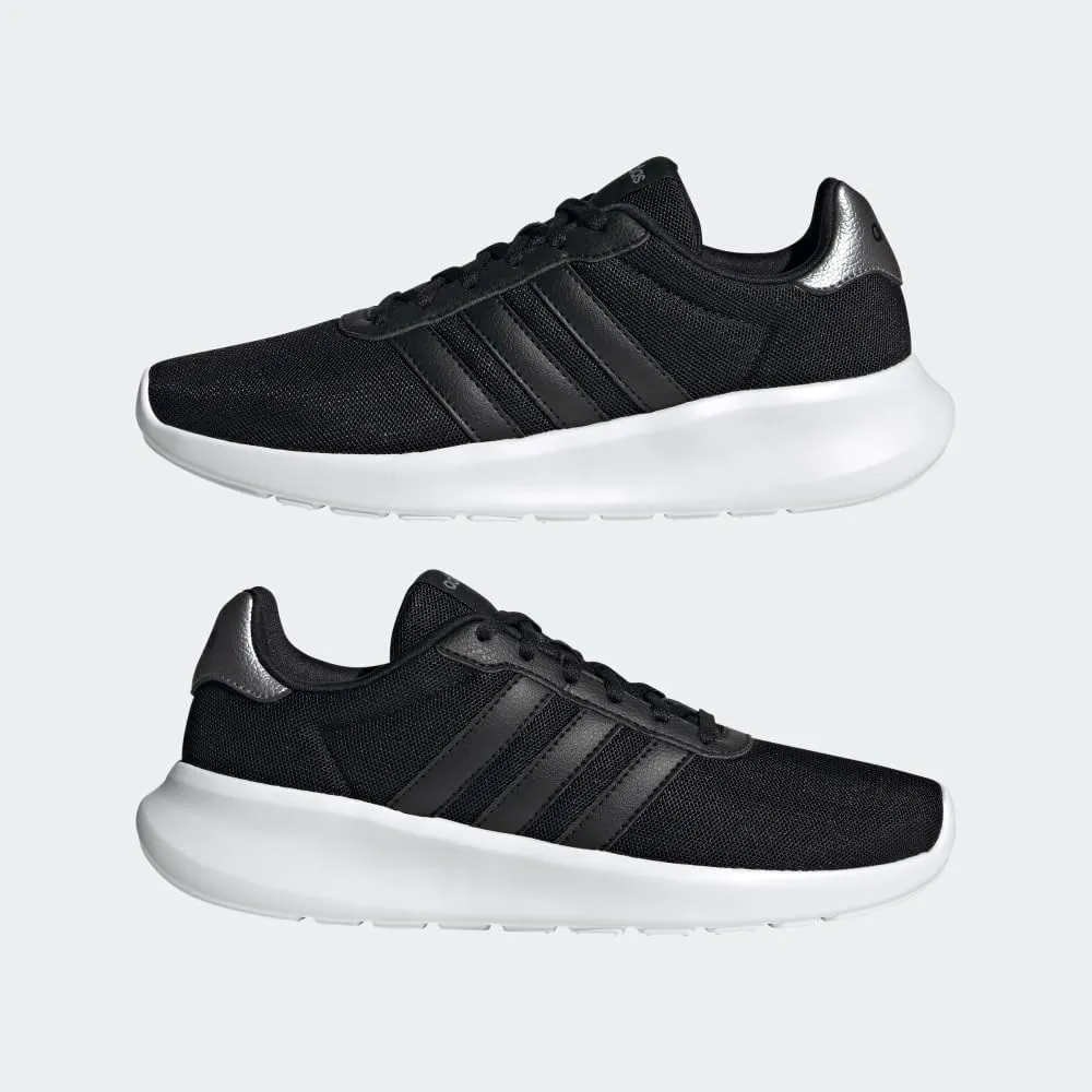 adidas Womens Lite Racer 3.0 Lace Up Sneakers00 Sneakers Shoes Casual - Blue