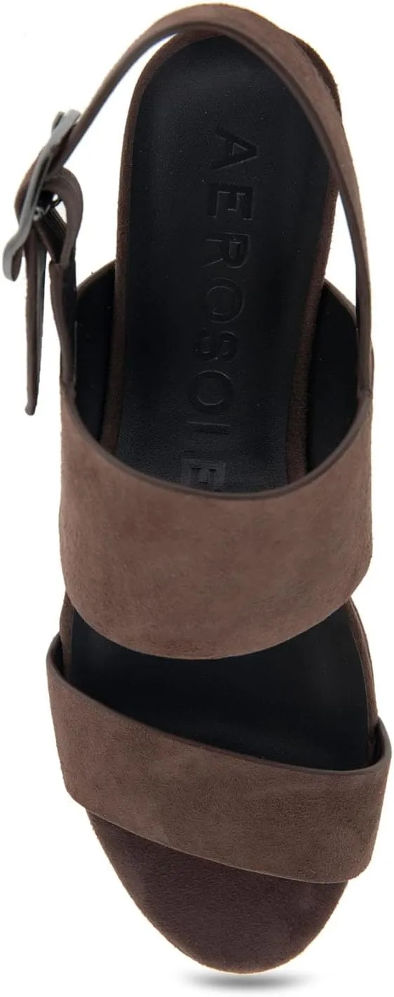 Aerosoles Women's Camera Platform Heeled Sandal
