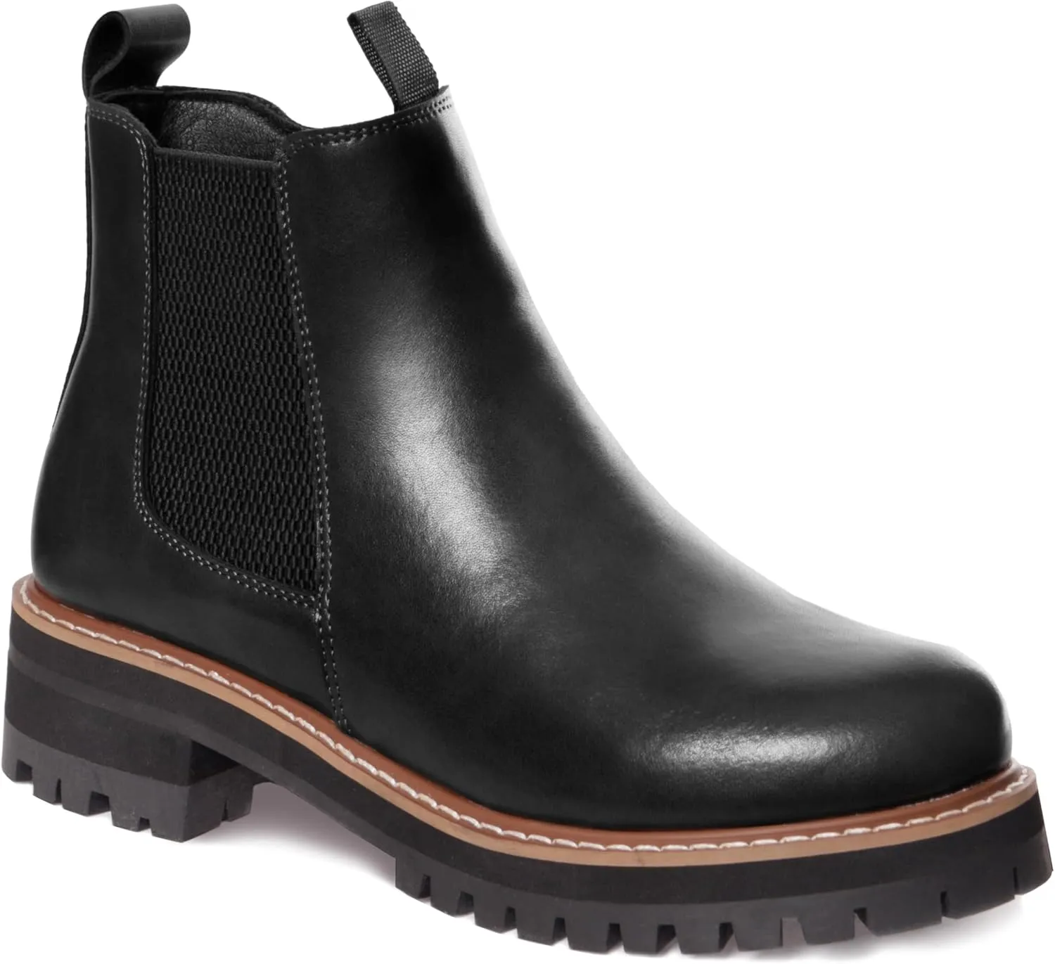 AQUA DIVA Savannah Women's White Waterproof Insulated Chelsea Ankle Boot