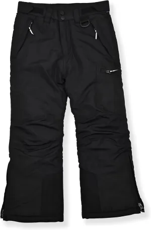 Arctic Quest Girls Boys Kids Unisex Insulated Snow Ski Pants Winter Water-Resistant Windproof Outdoor