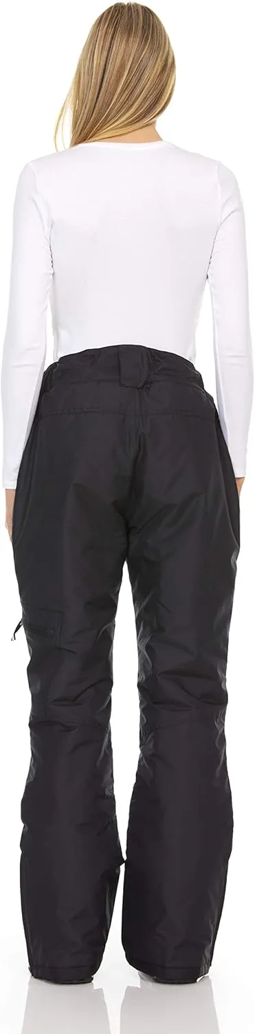 Arctic Quest Women's Snow Ski Pants Water Resistant Softshell Insulated Flare for Snowboarding Hiking Winter Outdoor Pants