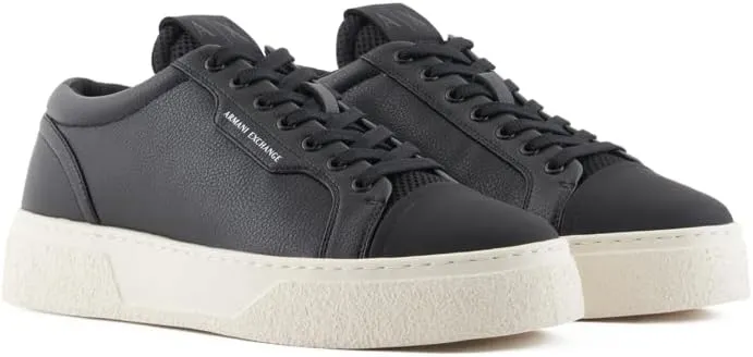 Armani Exchange Men's Classic Lion Clean Sneaker