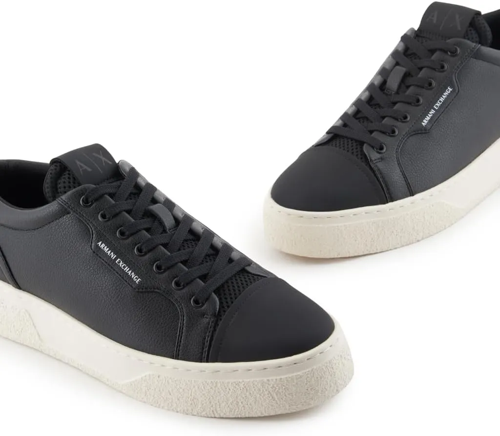 Armani Exchange Men's Classic Lion Clean Sneaker