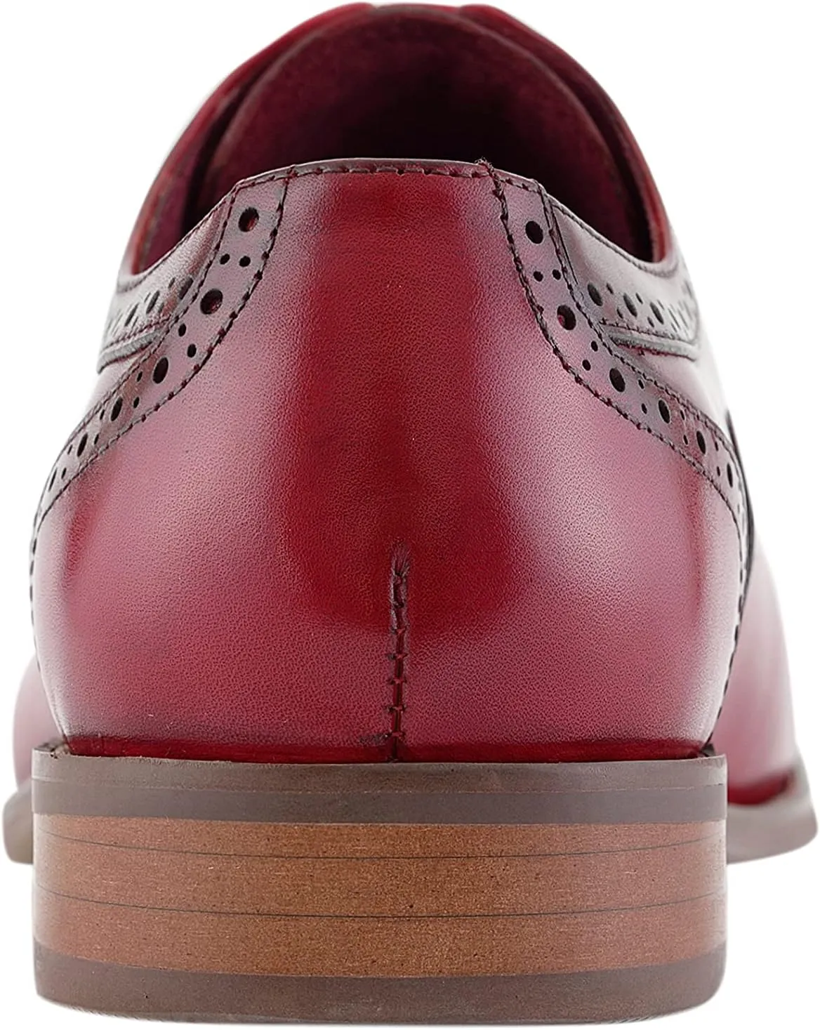 Asher Green AG114 Men's Genuine Leather Oxfords, Cap Toe, Lace Up, Brogue - Teal, Tan, Brown, Green, Grey