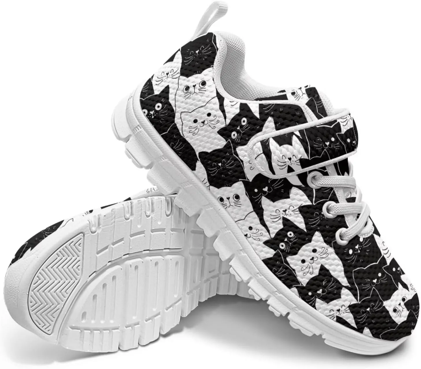 Athletic Sneaker for Boys Girls Casual Hiking Shoes Non Slip Tennis Fitness Walking Strap Sneakers