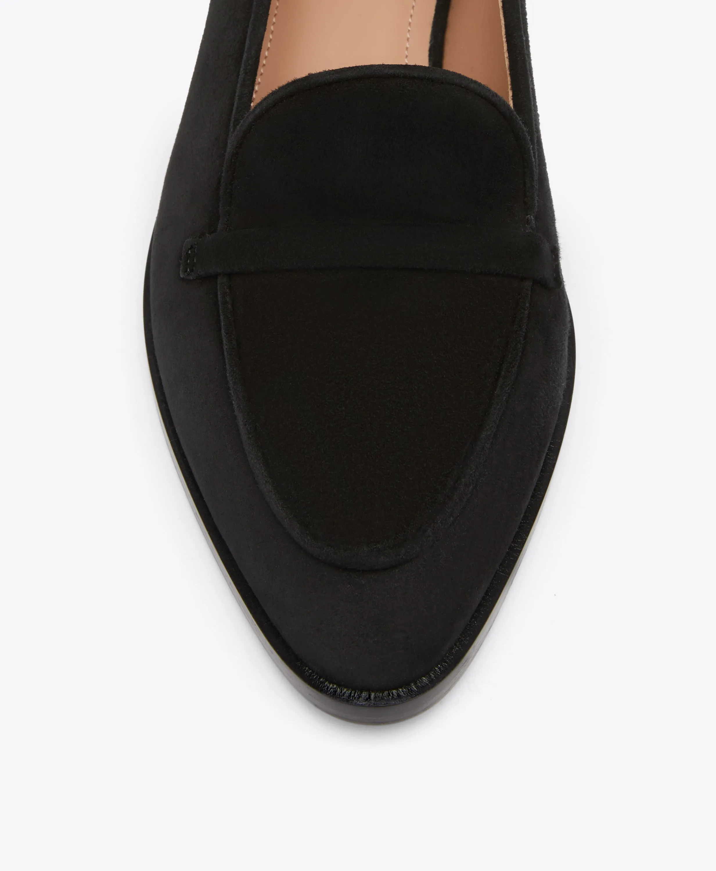 Barry Black Suede Loafers