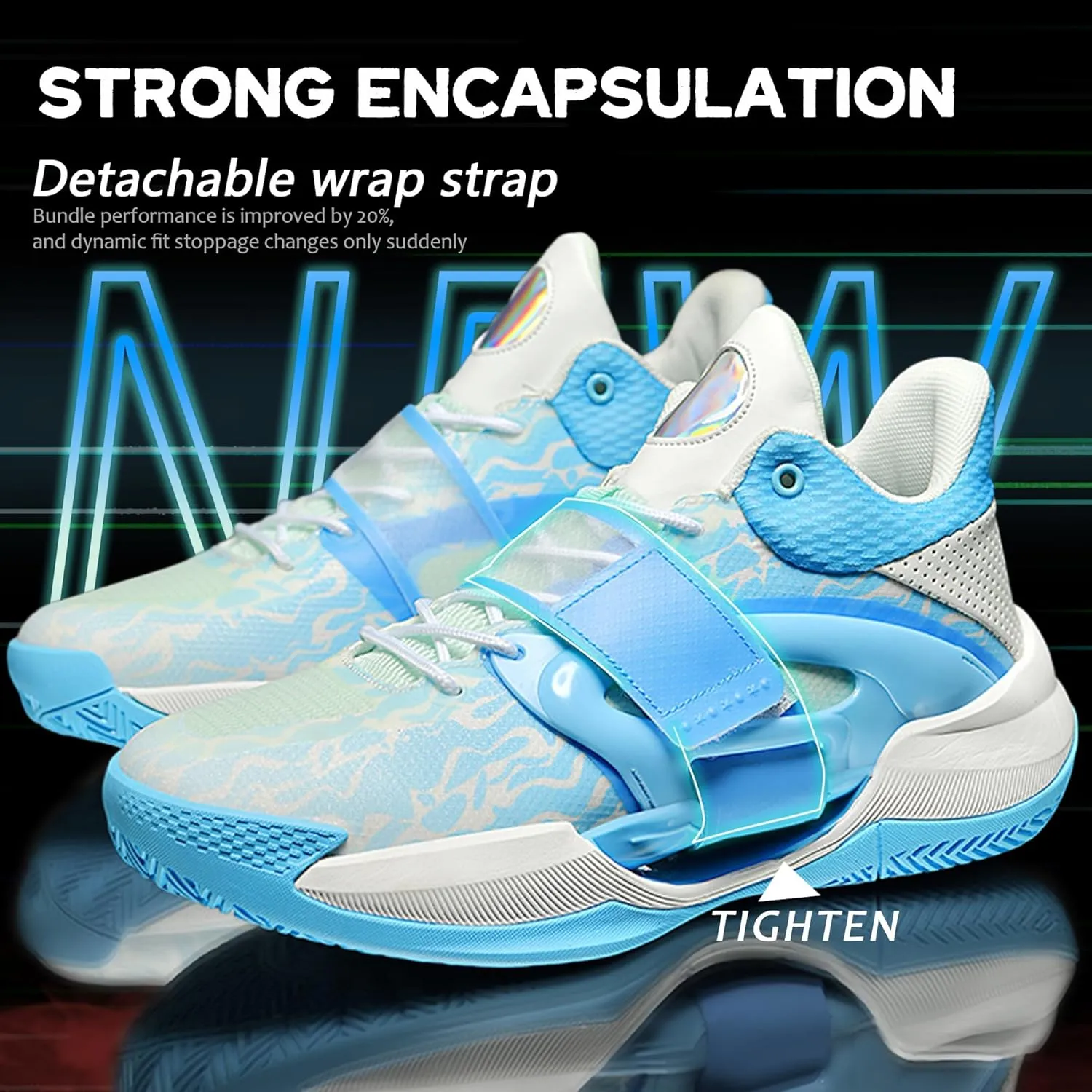 Basketball Shoes for Men Lightweight Durable for Outdoor Sports Training Matches
