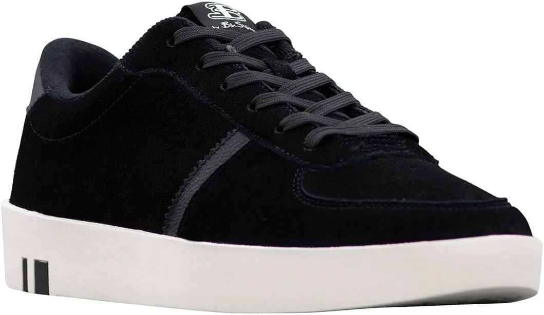 Ben Sherman Mens Richmond Lace Up Sneakers Shoes Casual - Black