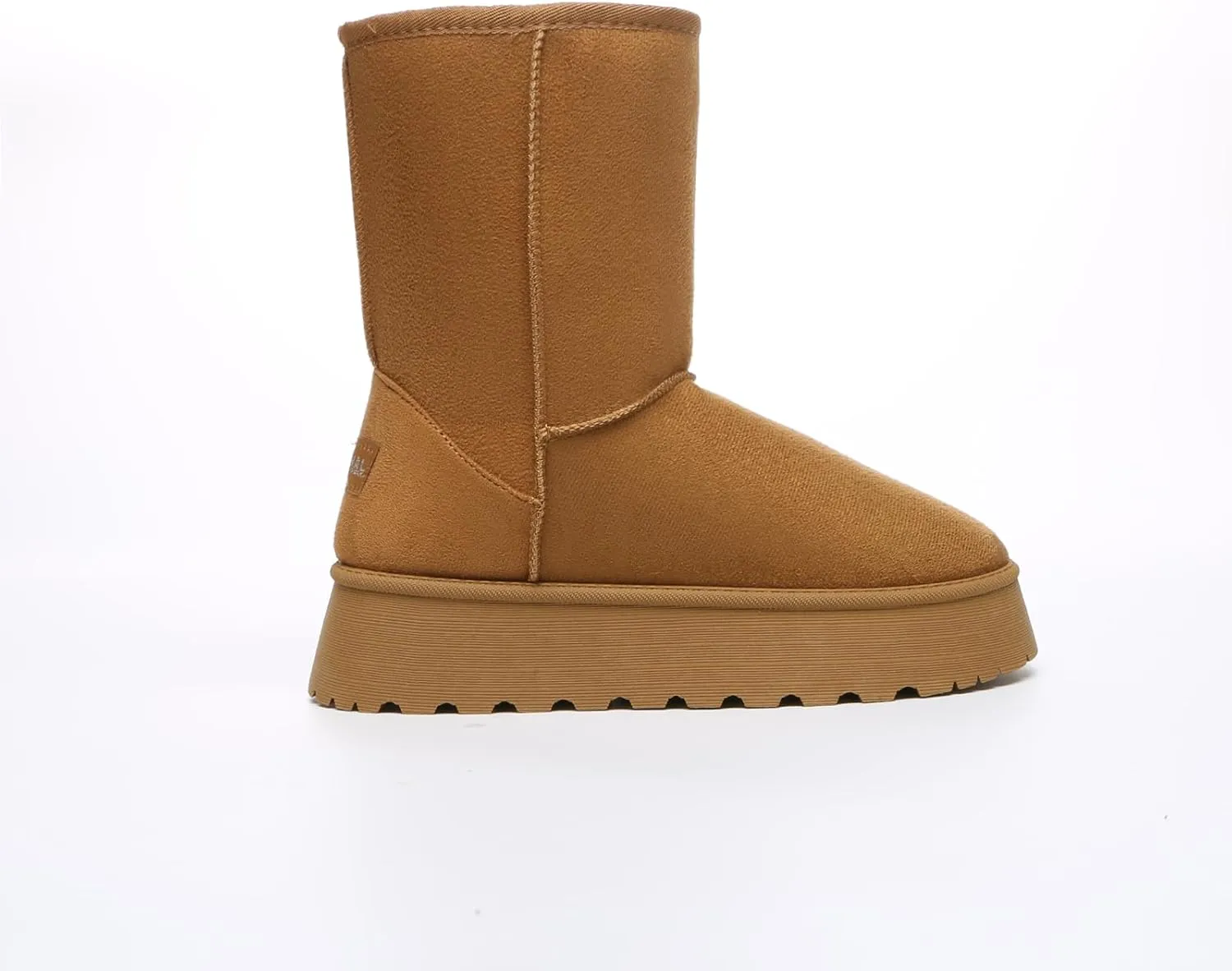 Bernal Mid-Calf Snow Boots for Women Platform Faux Fur Boots Slip-On Warm Comfortable Ankle Outdoor Shoes