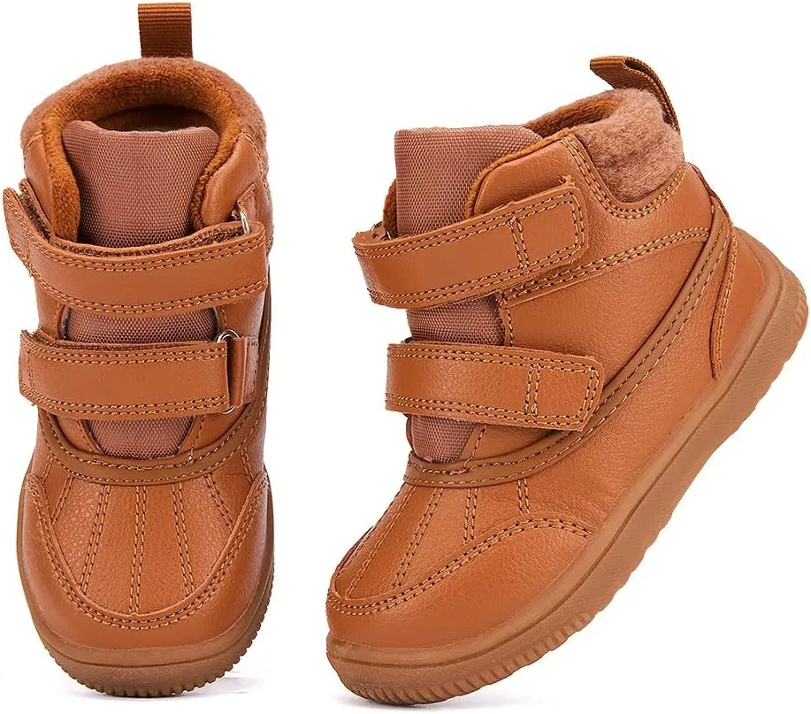 BMCiTYBM Toddler Snow Boots Boys Girls Winter Waterproof Shoes Cold Weather Outdoor