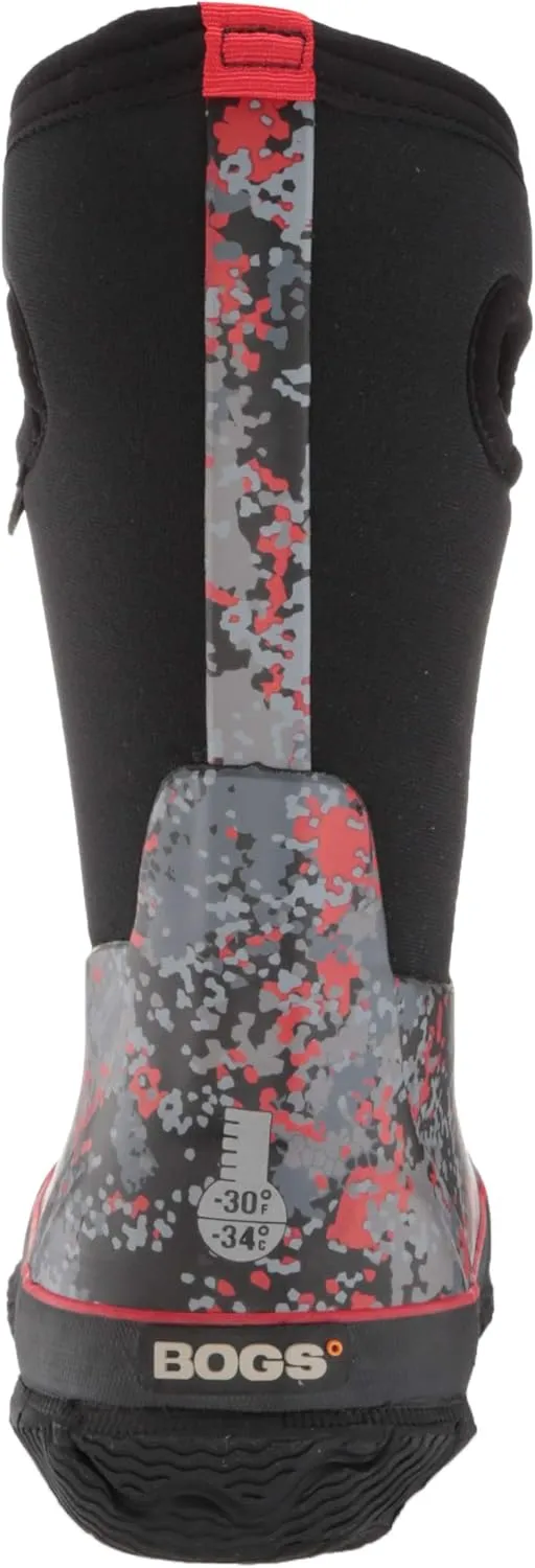 BOGS Unisex-Child Classic High Waterproof Insulated Rubber Neoprene Rain Boot