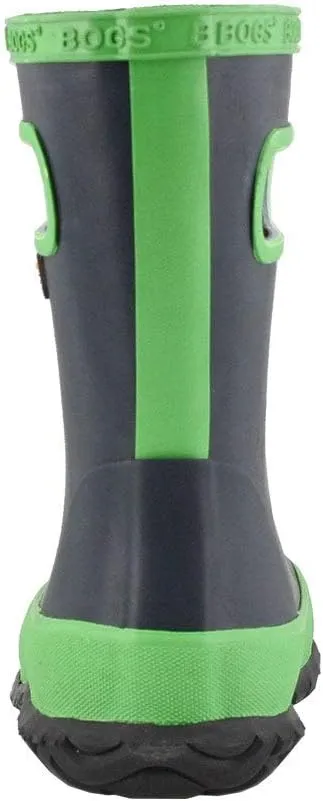 BOGS Unisex-Child Skipper Rubber Waterproof Boys and Girls Rain Boot