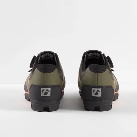 Bontrager Foray Mountain Bike Shoe Olive Grey/Radioactive Orange