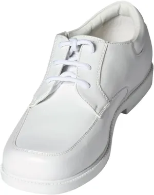Boys White Lace Up Square Toe Dress Shoes - Wedding - First Communion