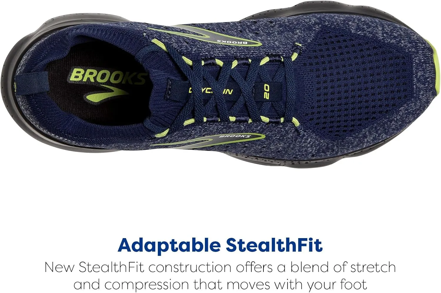 Brooks Men’s Glycerin StealthFit 20 Neutral Running Shoe