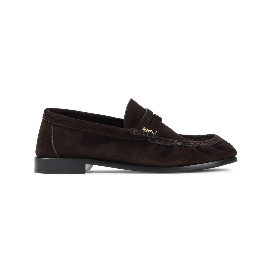 Brown Suede Leather Le Loafer