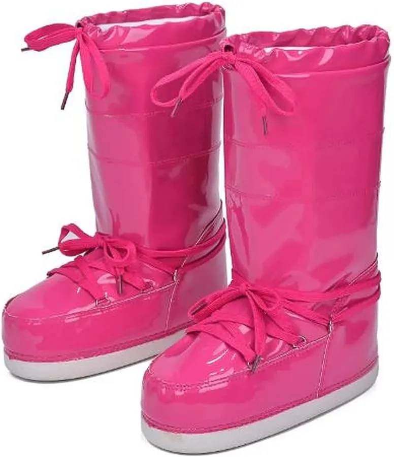 Cape Robbin Puffy Lace Up Mid Calf Cozy Winter Boots