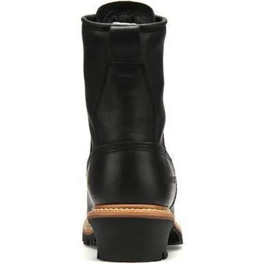 Carolina Men's Elm 8" Steel Toe Waterproof Insulated Logger Work Boot - Black - CA5823