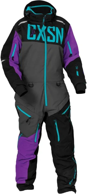 Castle X Women's Freedom G3 Monosuit (Charcoal/Grape/Turquoise - 2X-Large)