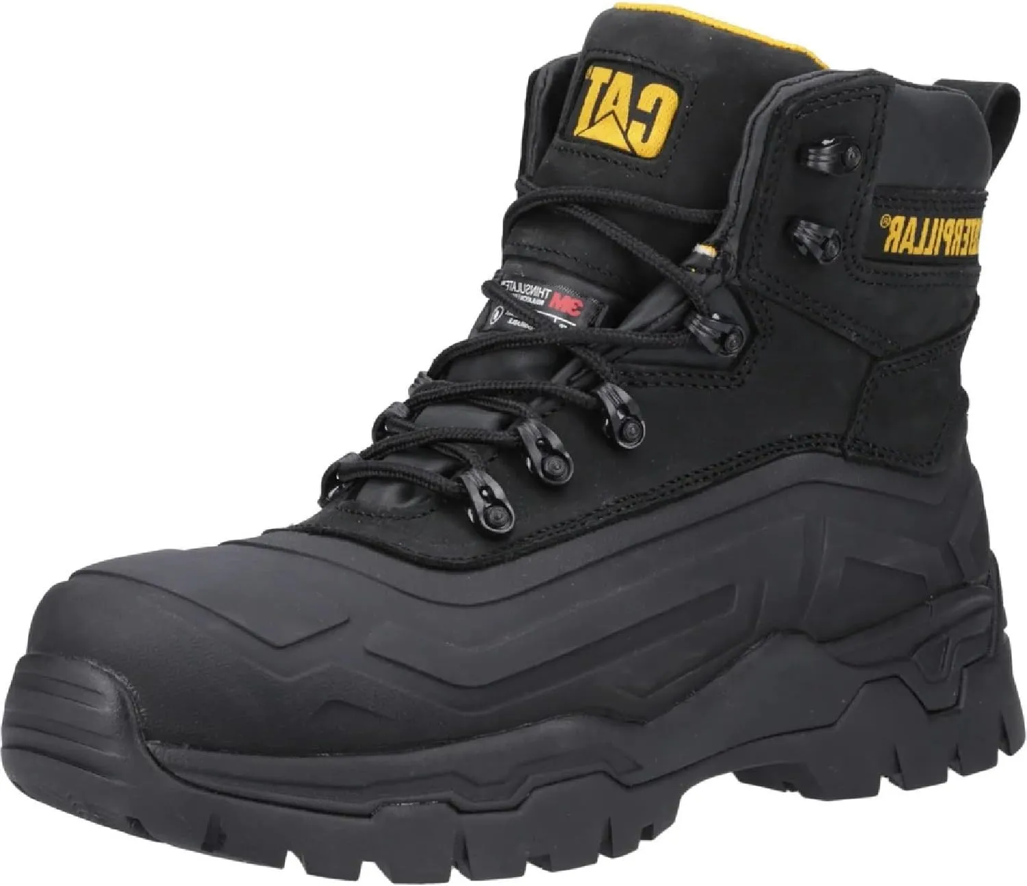 Caterpillar Typhoon SBH Safety Boot Black UK 7 Black