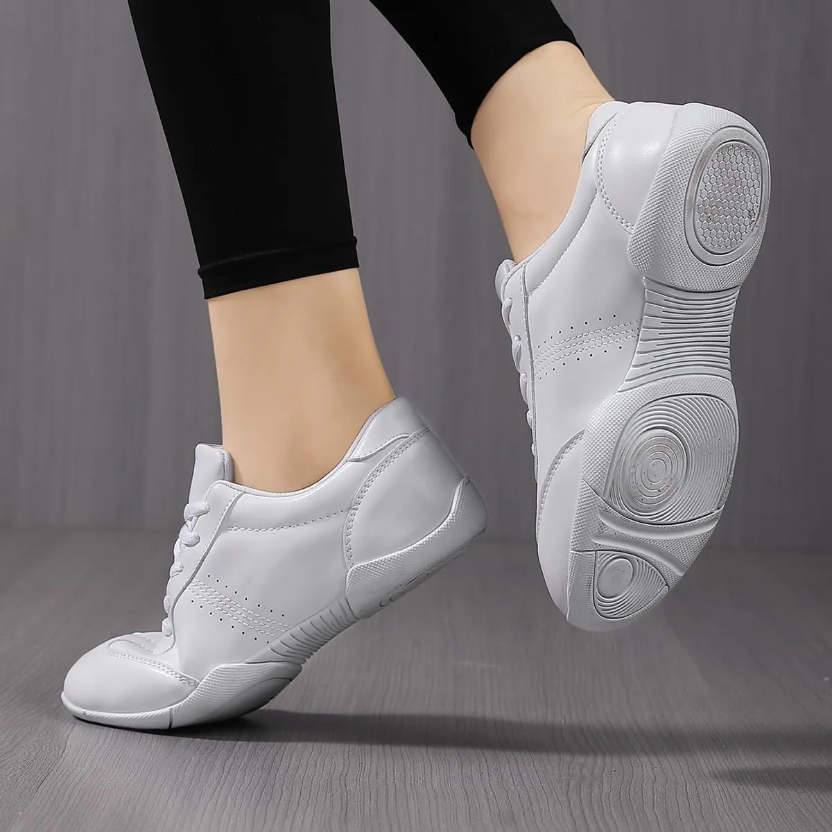 Cheer Shoes Girls Cheerleading Shoes Women Aerobic Fitness Tumbling Dance Training Sneaker Youth