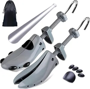 CHERAINTI Shoe Stretcher for Women Men, Stretch Length and Width for Wide Feet Adjustable, Shoe Tree Expander Widener