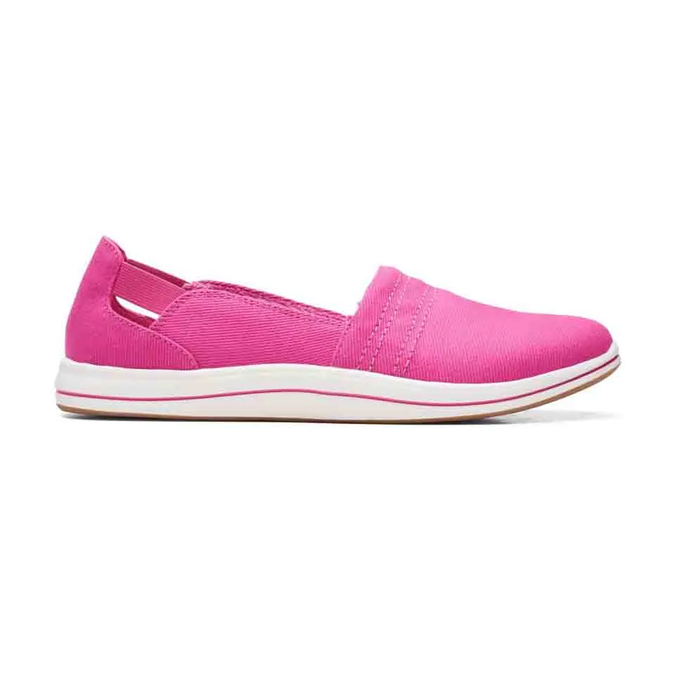 Clarks Women's Breeze Step II Fuchsia Textile | Blue Interest