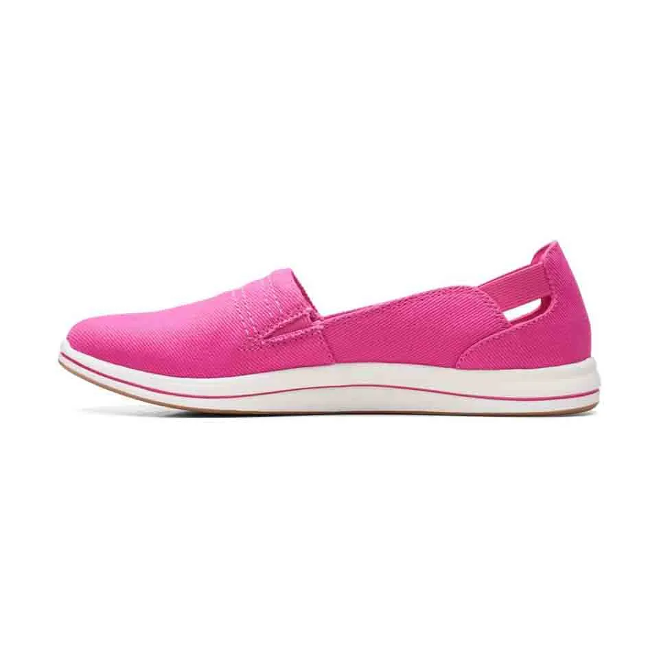 Clarks Women's Breeze Step II Fuchsia Textile | Blue Interest