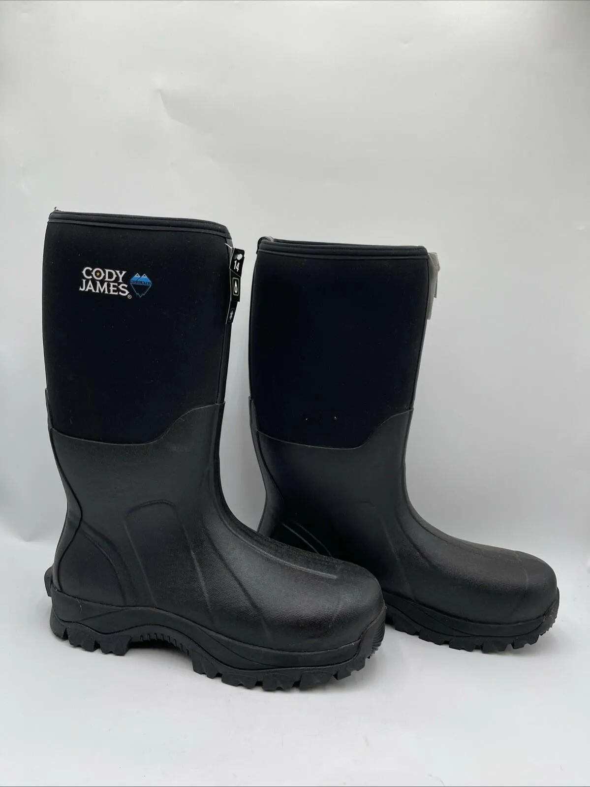 Cody James Men's Glacier Guard Insulated Rubber Boots Soft Toe Black Size 14D - Very Good