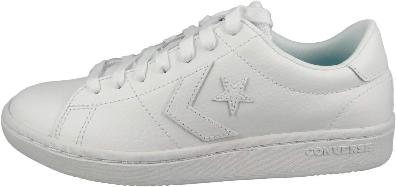Converse Women's Shoes Sneaker 168786C All-Court - OX Leather White White
