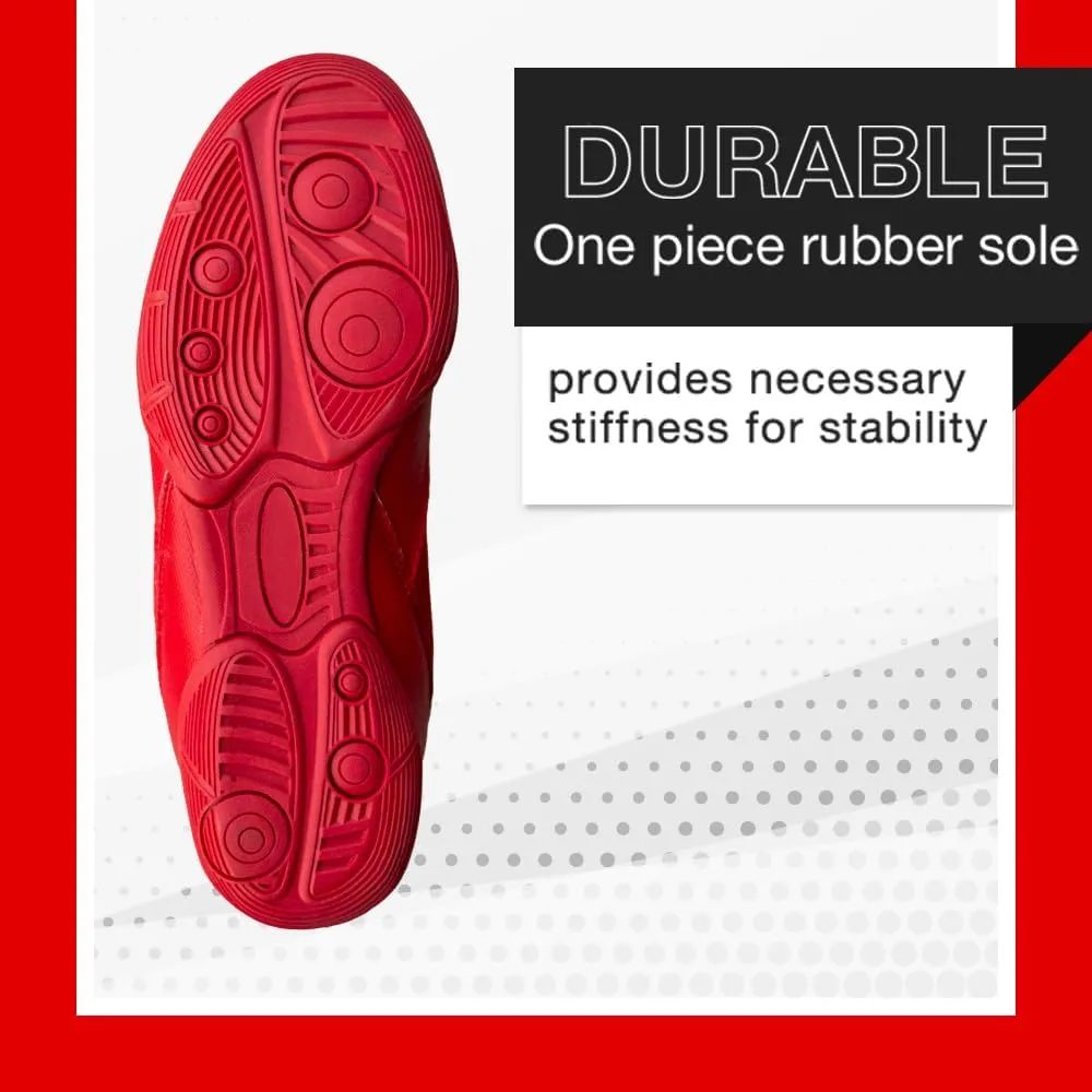 CORE Wrestling Shoes – High Traction Wrestling Shoes for Men, Women, Youth & Kids - Durable Shoes for Wrestling, Boxing, Weightlifting & Bodybuilding – Combat Sports Footwear, Lightweight Gym Shoes
