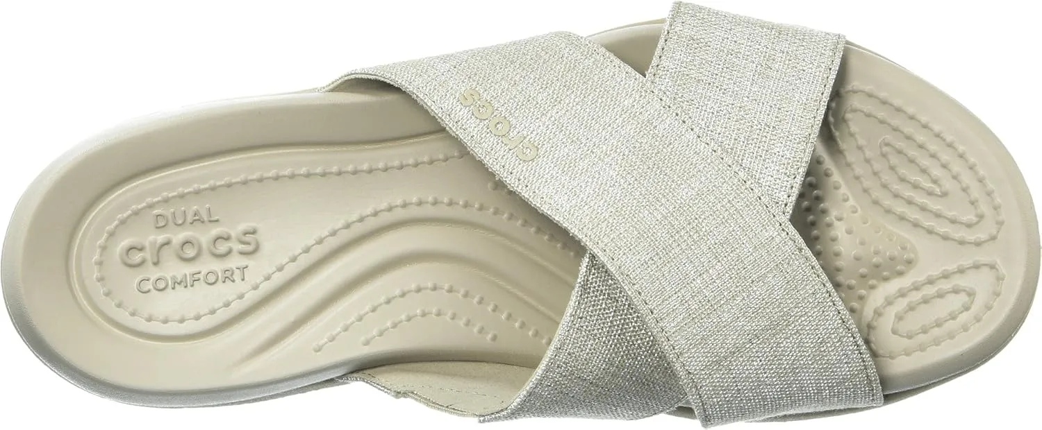 Crocs Women's Capri Shimmer Xband Sandal