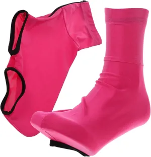 Cycling Shoe Cover for Men Women Slip Overshoes Durable Protection Red for Outdoor Sports Heat Preservation Wind Resistance