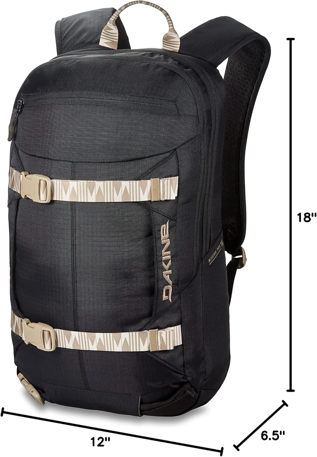 Dakine Womens Mission Pro 18L - Black Stone, One Size