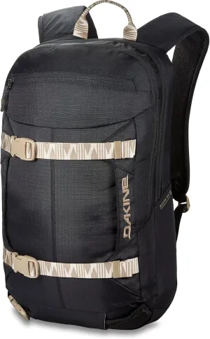 Dakine Womens Mission Pro 18L - Black Stone, One Size