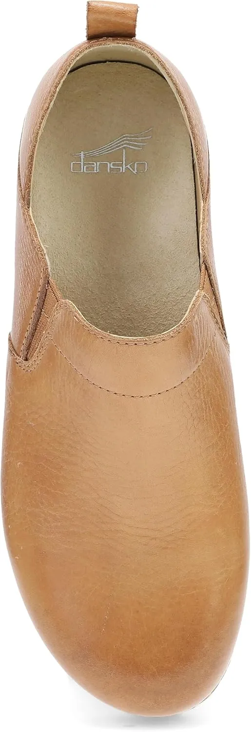Dansko Meara Slip-On Shoe for Women - Dual-Density Cork/EVA Midsole and Lightweight Rubber Outsole Provide Durable and Comfortable Ride on Patented Stapled Construction