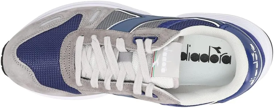 Diadora Mens Titan TRX Nubuck Lace Up Sneakers Shoes Casual - Blue, Grey