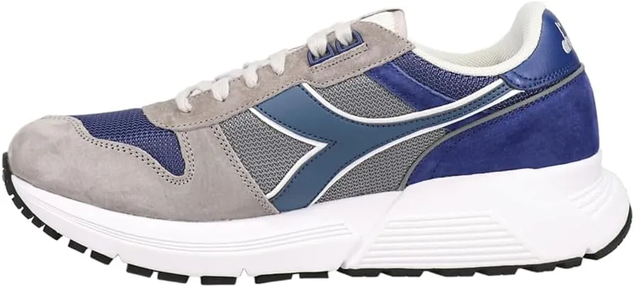 Diadora Mens Titan TRX Nubuck Lace Up Sneakers Shoes Casual - Blue, Grey
