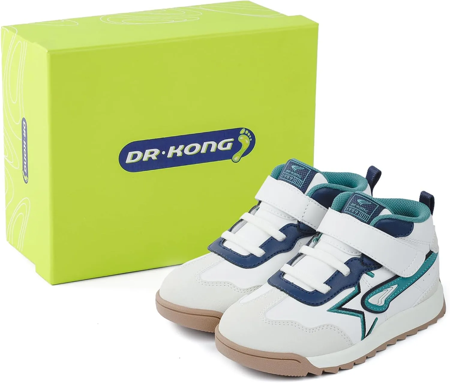 Dr Kong Toddler Shoes Kids Shoes for Boys and Girls Lightweight Durable Casual Athletic Kids Sneakers for Toddlers and Little Kids