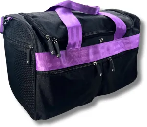 Dream Duffel Elevate Gym Bag, Sports Duffle with Shoe Pockets, Insulated Compartment, and Durable Design, 19"x12"x11.5", Purple