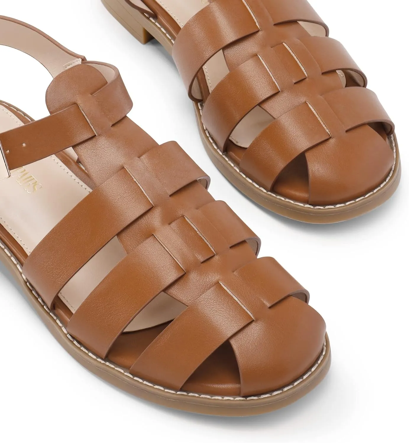 DREAM PAIRS Womens Fisherman Gladiator Braided Flat Sandal Cute Woven Strappy Closed Toe Shoes for Summer